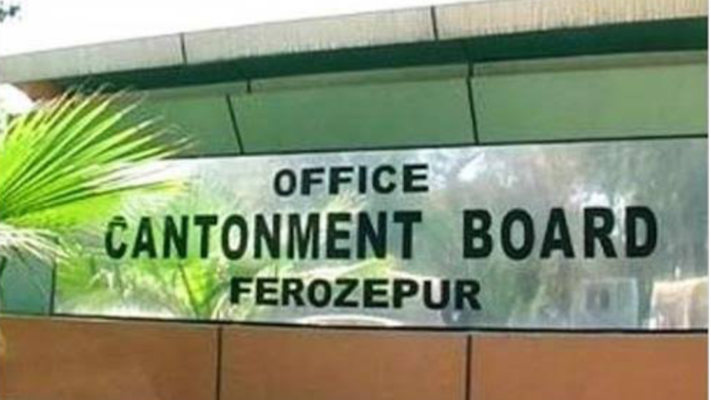 Ferozepur Cantonment Board Vacancy 2026-Lady Doctor & Specialist Posts Out